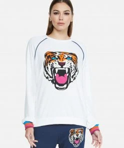 Lauren Moshi Lina Varsity Tiger Tops