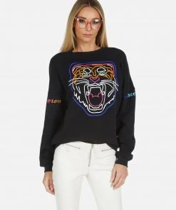 Lauren Moshi Sierra Neon Line Tiger