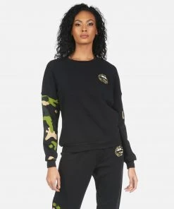 Lauren Moshi Long Sleeve Sierra Camo Lip