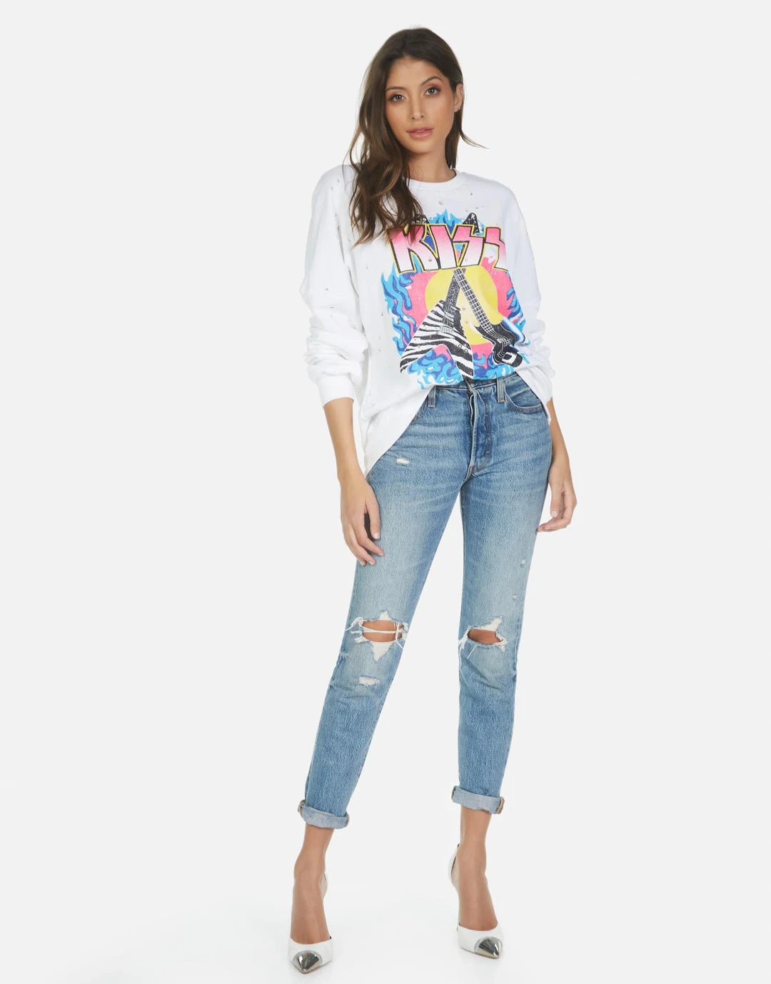 Lauren Moshi Long Sleeve Darby KISS Animalize