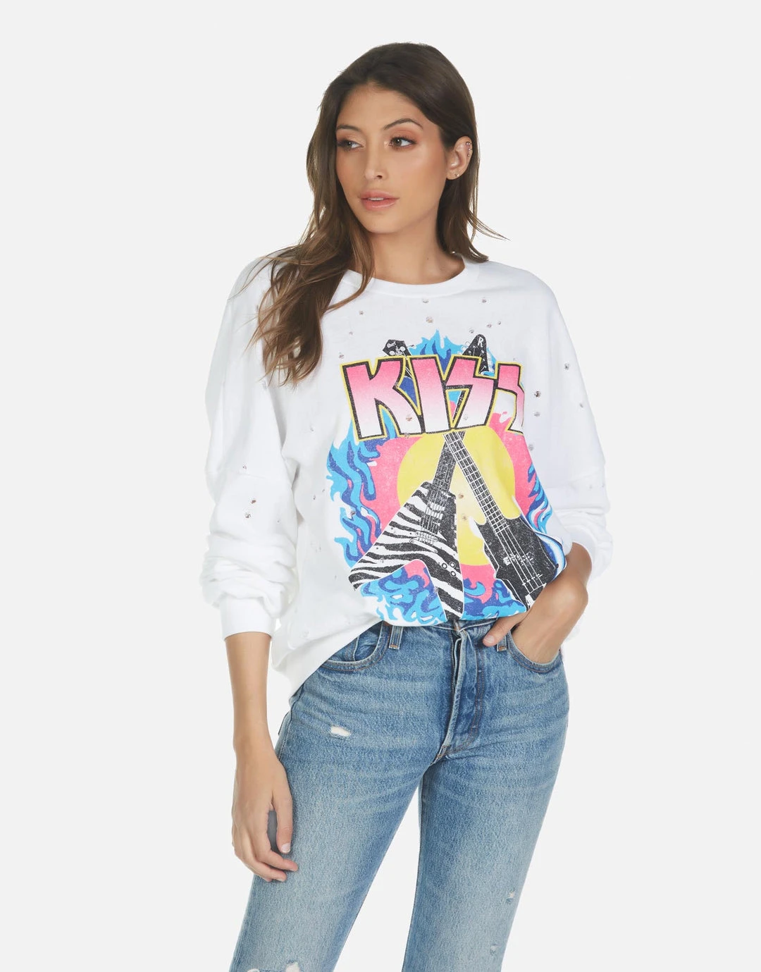 Lauren Moshi Long Sleeve Darby KISS Animalize