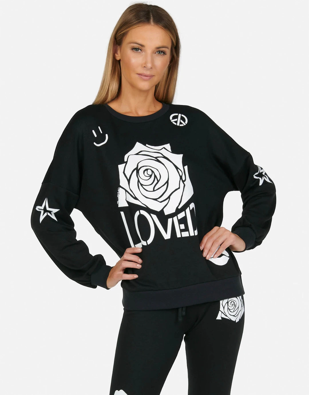 Lauren Moshi Sierra Loved Rose Elements Long Sleeve