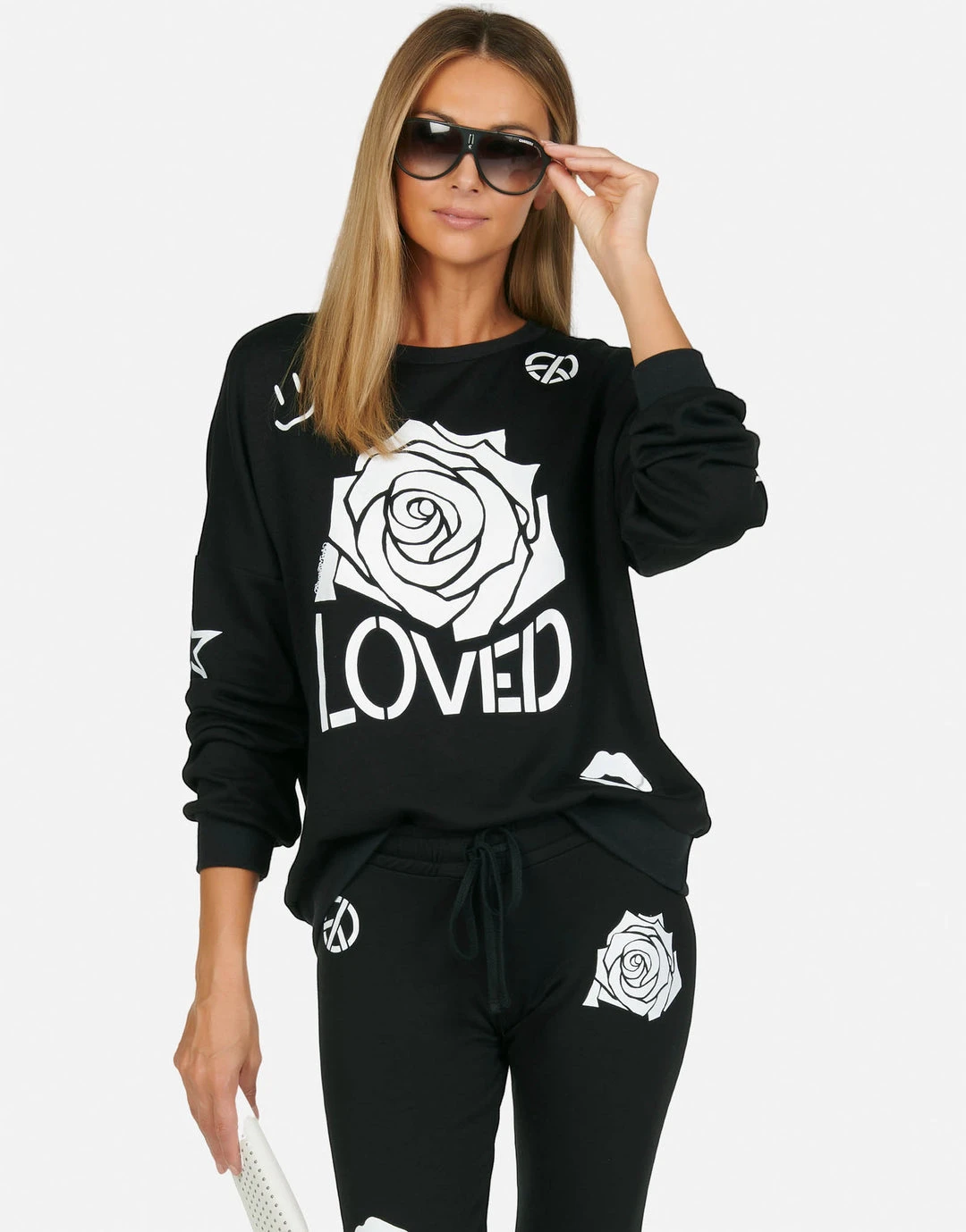 Lauren Moshi Sierra Loved Rose Elements Long Sleeve