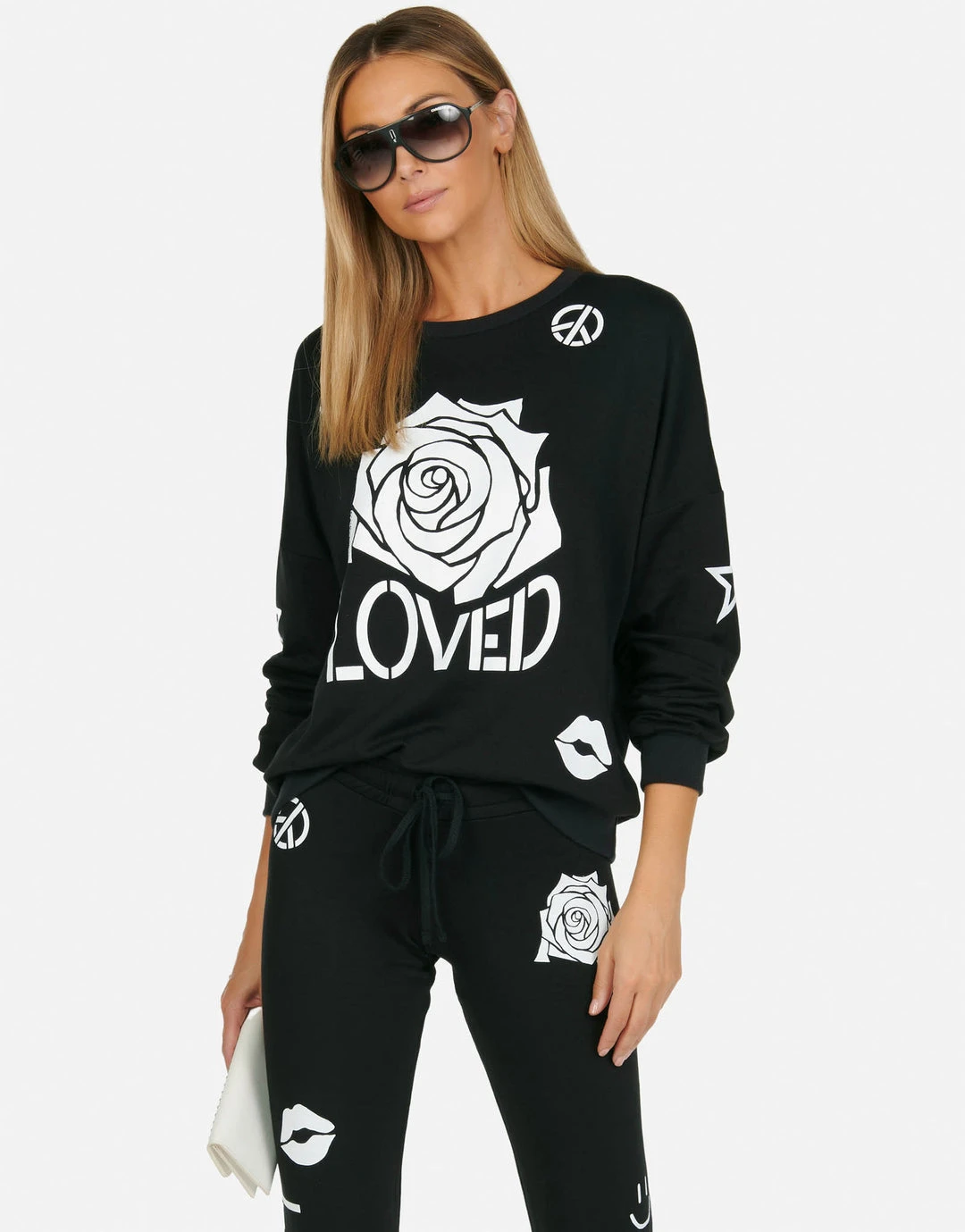 Lauren Moshi Sierra Loved Rose Elements Long Sleeve