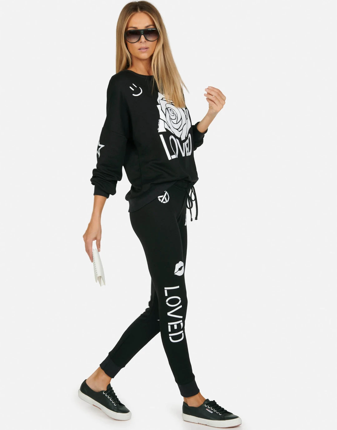 Lauren Moshi Sierra Loved Rose Elements Long Sleeve