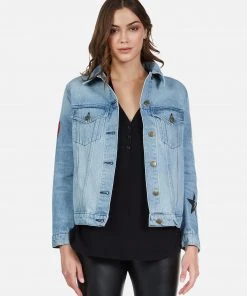 Lauren Moshi Spencer Peace Lightning Long Sleeve