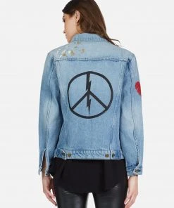 Lauren Moshi Spencer Peace Lightning Long Sleeve