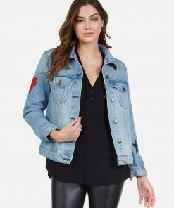 Lauren Moshi Spencer Peace Lightning Long Sleeve