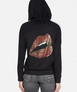 Lauren Moshi Outerwear Maria Gold Foil Chain Lip