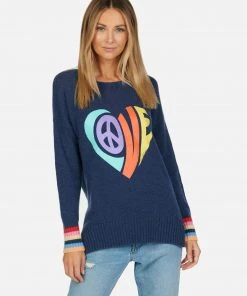 Lauren Moshi Long Sleeve Paisley Love Heart