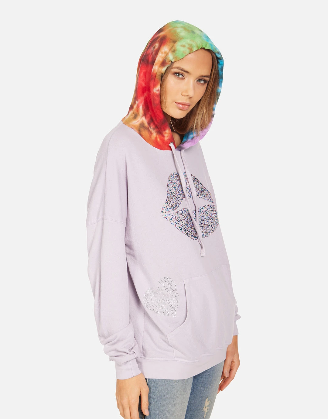 Lauren Moshi Long Sleeve Melanie X Crystal Sprinkle Lip