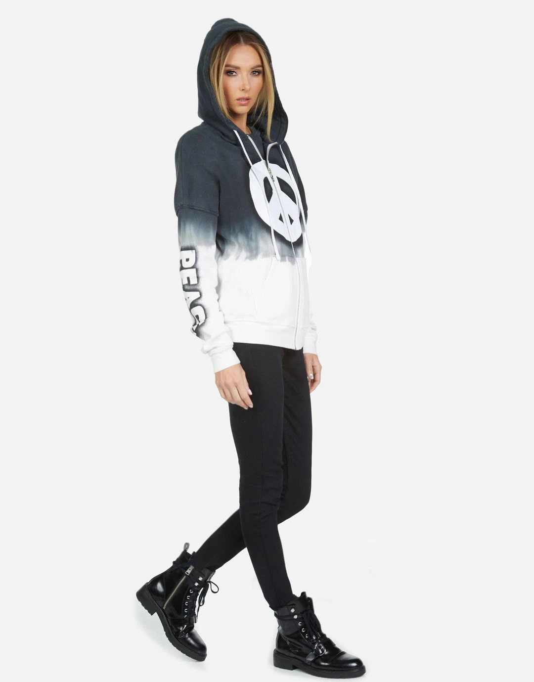 Lauren Moshi Long Sleeve Koa Airbrush Peace