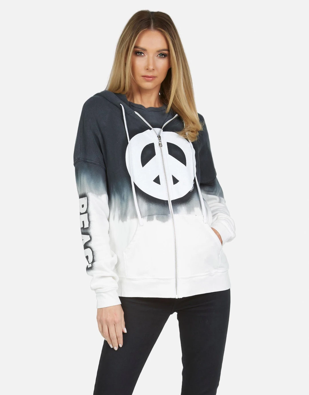 Lauren Moshi Long Sleeve Koa Airbrush Peace