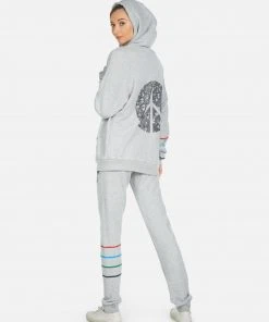 Lauren Moshi Long Sleeve Koa Peace Hippie