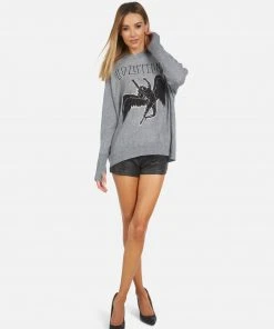 Lauren Moshi X Led Zeppelin Namiko Led Zeppelin Outline Long Sleeve