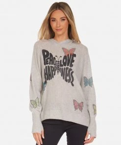 Lauren Moshi NEW Namiko Crystal Love Butterfly