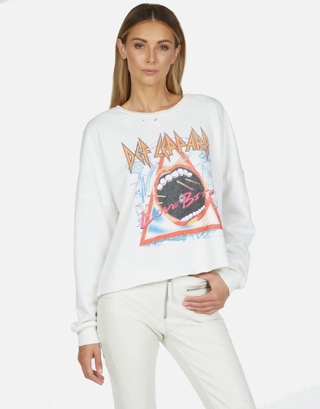 Lauren Moshi X Def Leppard Lee Love Bites Long Sleeve