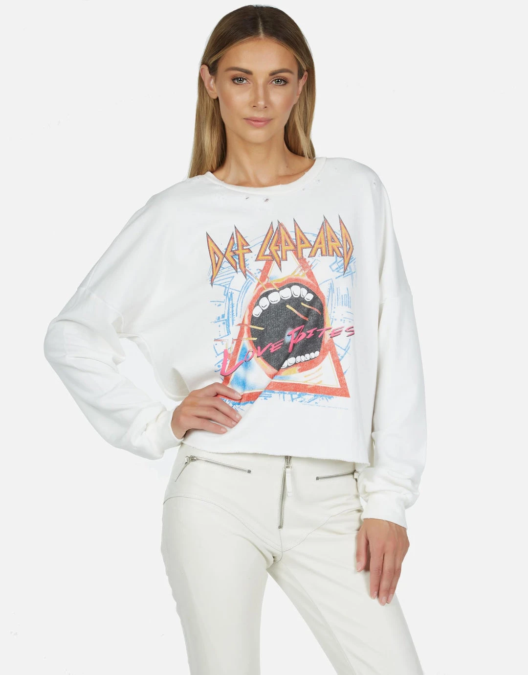 Lauren Moshi X Def Leppard Lee Love Bites Long Sleeve