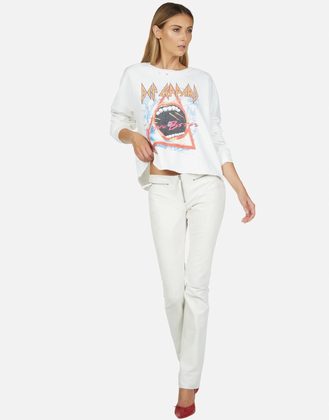 Lauren Moshi X Def Leppard Lee Love Bites Long Sleeve