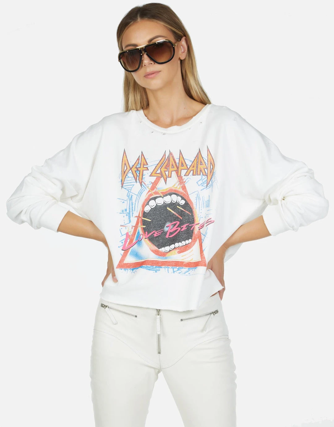 Lauren Moshi X Def Leppard Lee Love Bites Long Sleeve