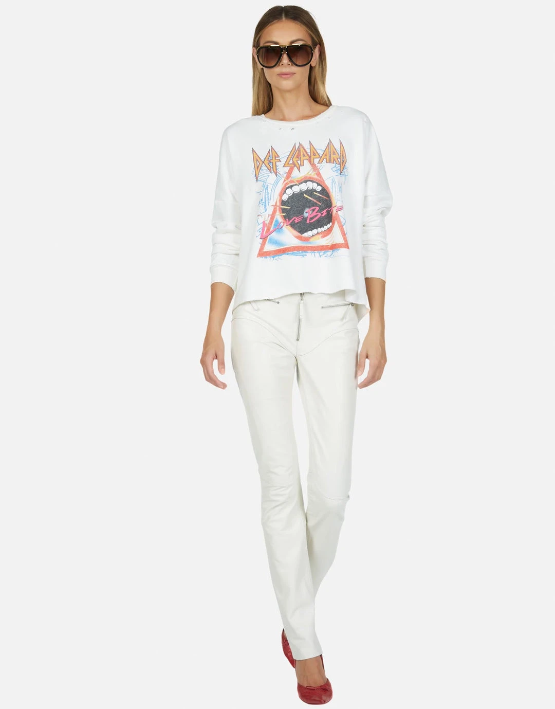 Lauren Moshi X Def Leppard Lee Love Bites Long Sleeve