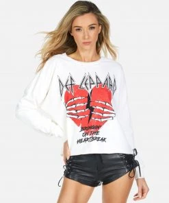Lauren Moshi X Long Sleeve Lee X Def Leppard Heartbreak