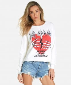 Lauren Moshi X Long Sleeve Lee X Def Leppard Heartbreak