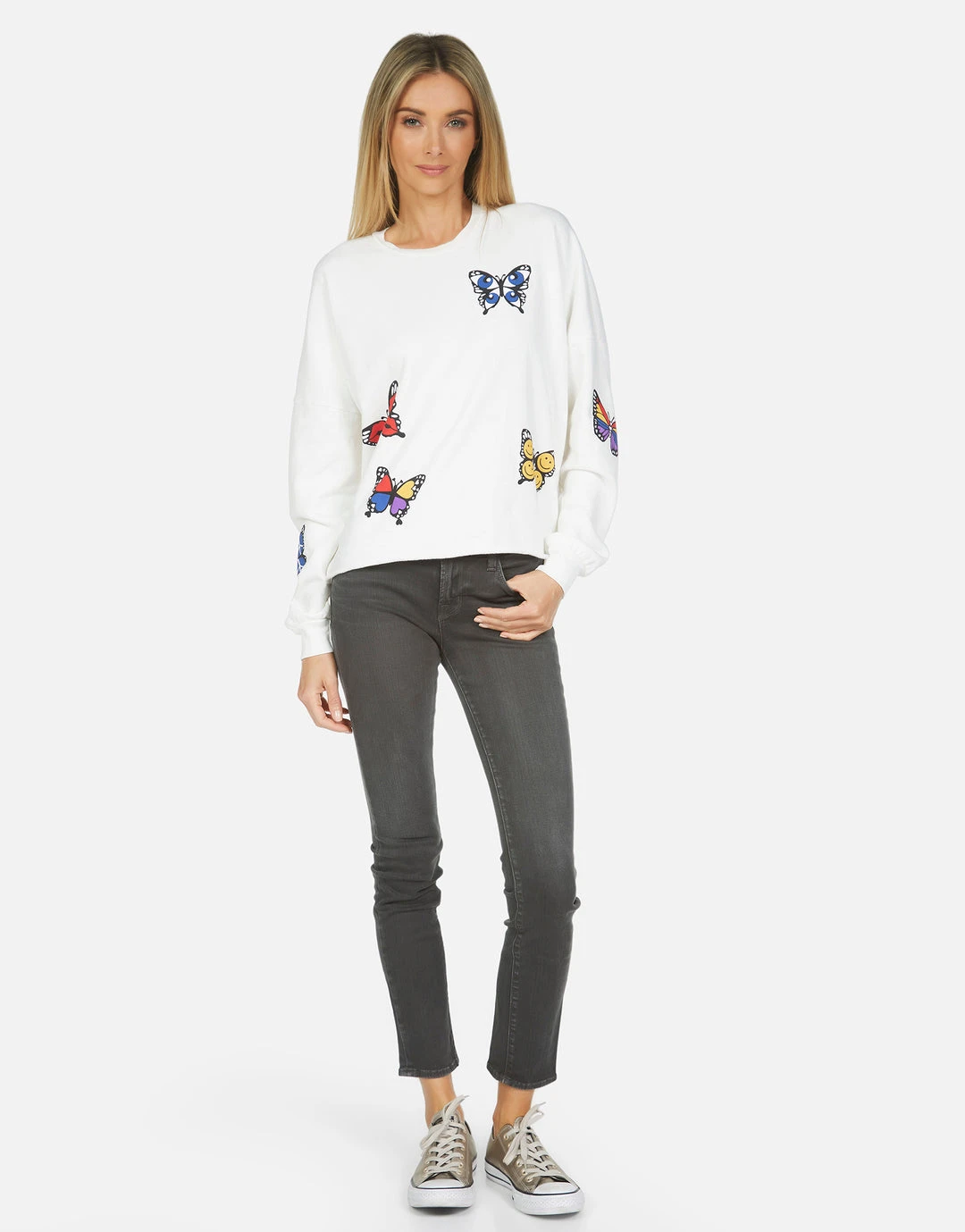Lauren Moshi Lee Butterfly Long Sleeve