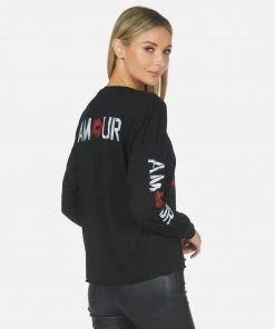 Lauren Moshi X Long Sleeve Luella X Spray Kiss