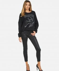 Lauren Moshi X Led Zeppelin Lee Led Zeppelin Outline Long Sleeve