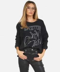 Lauren Moshi X Led Zeppelin Lee Led Zeppelin Outline Long Sleeve