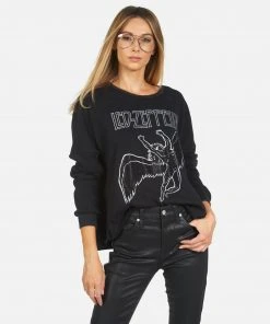 Lauren Moshi X Led Zeppelin Lee Led Zeppelin Outline Long Sleeve