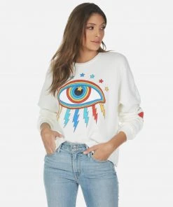 Lauren Moshi Lee Rainbow Lightning Eye Long Sleeve
