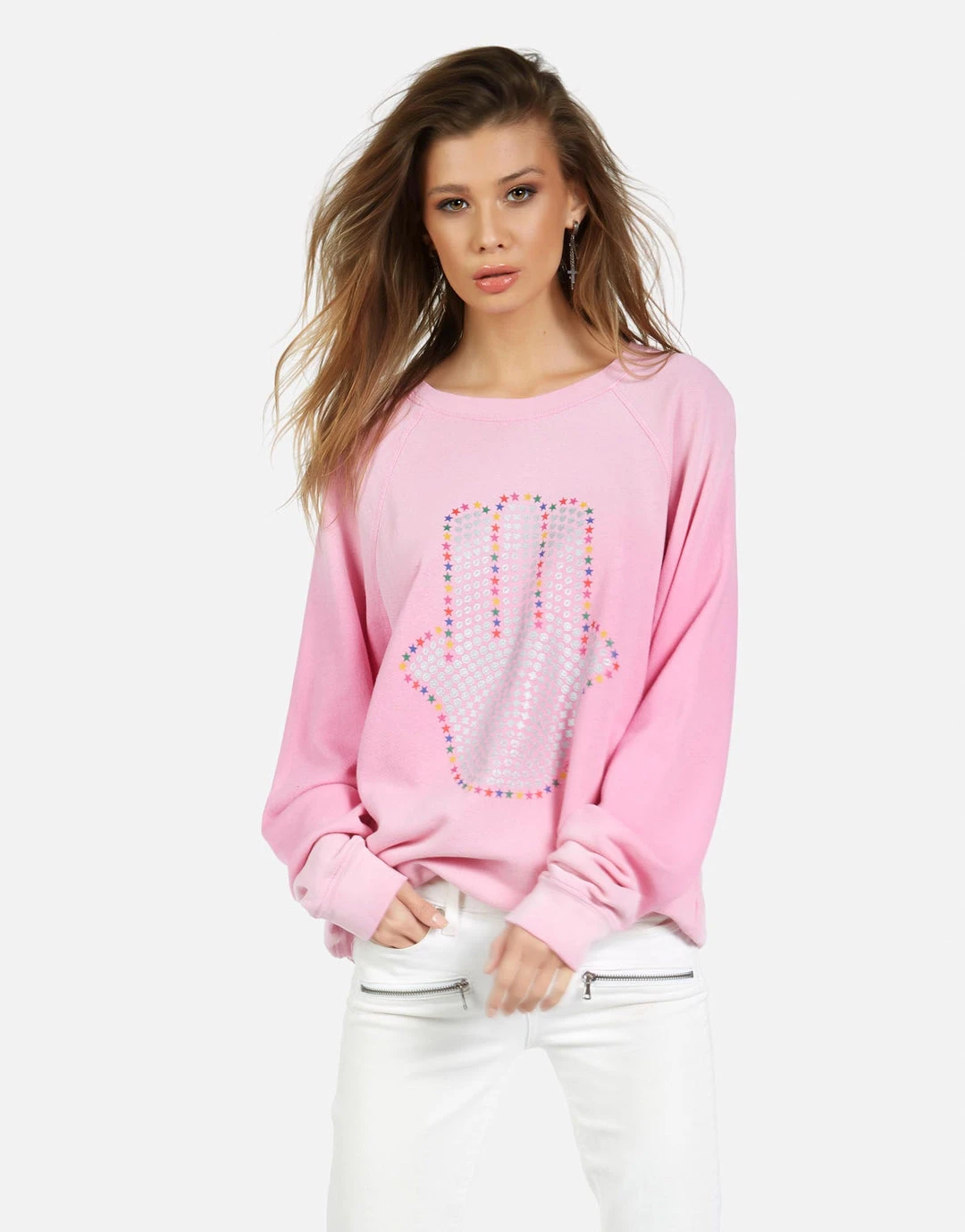 Lauren Moshi Anela Hamsa Elements Long Sleeve