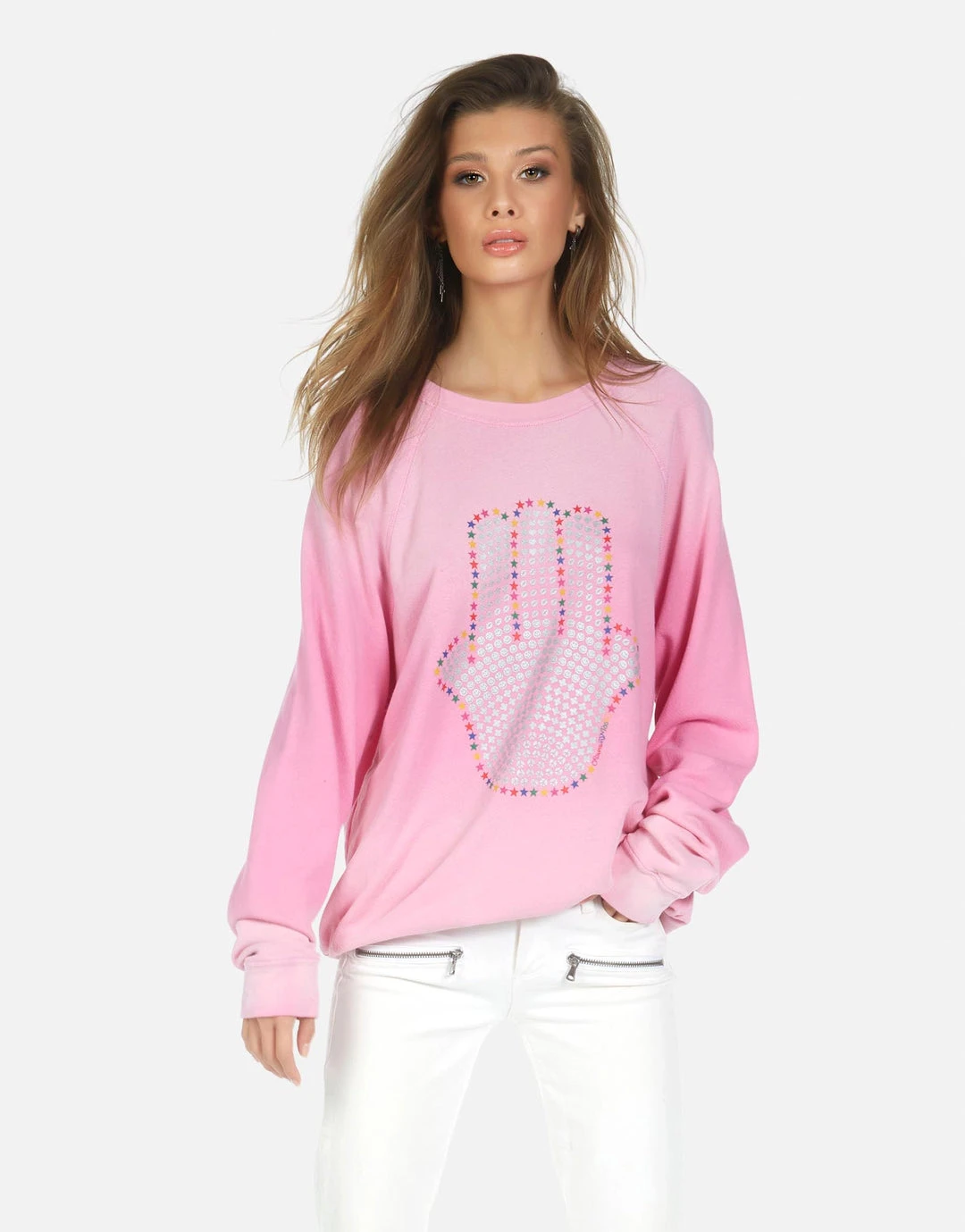 Lauren Moshi Anela Hamsa Elements Long Sleeve