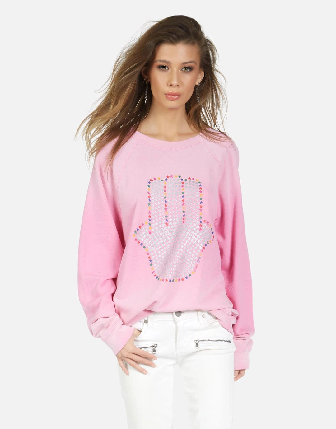 Lauren Moshi Anela Hamsa Elements Long Sleeve