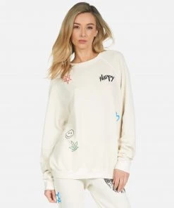 Lauren Moshi Long Sleeve Anela Peace Hippie