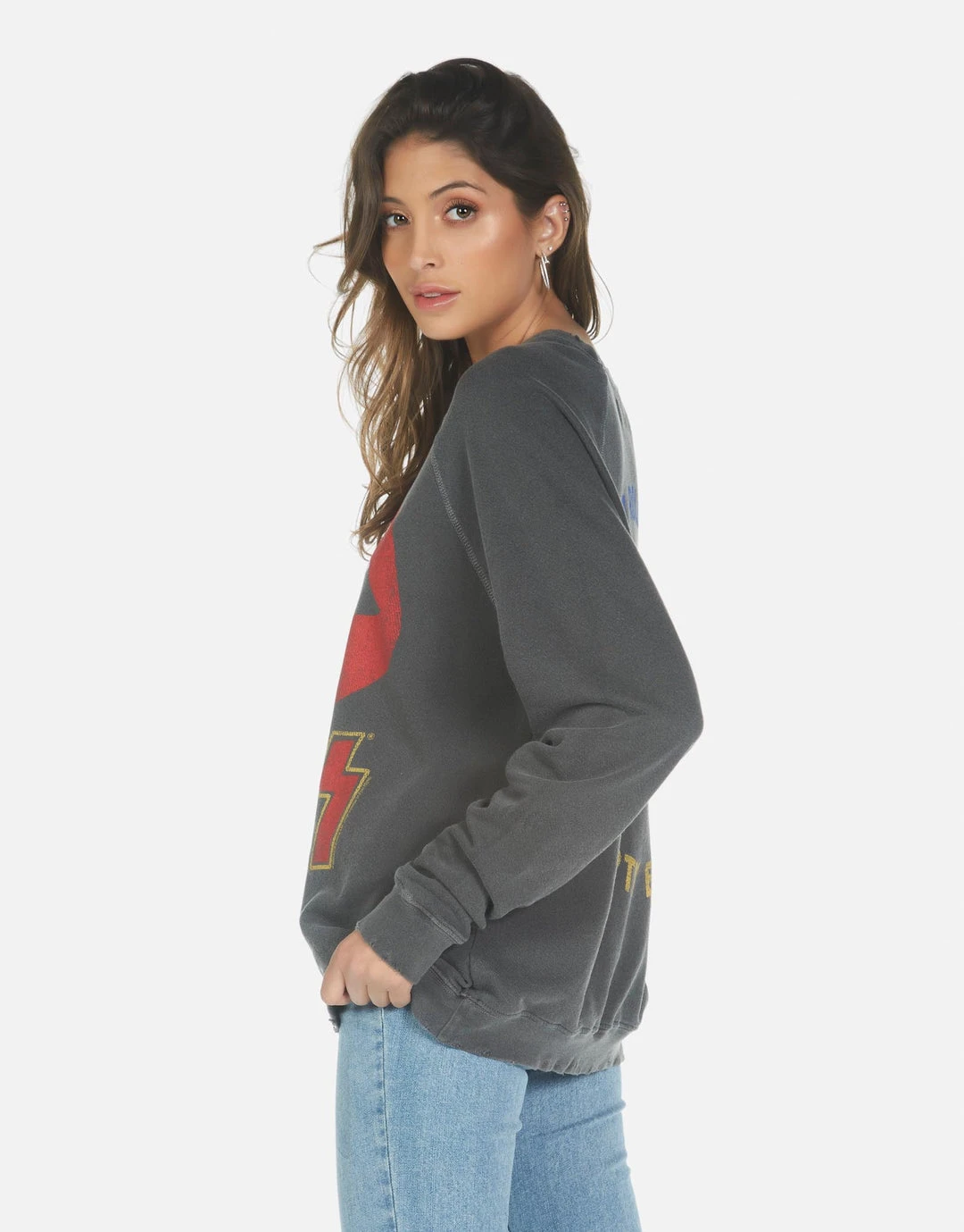 Lauren Moshi Long Sleeve Anela Kiss Lip