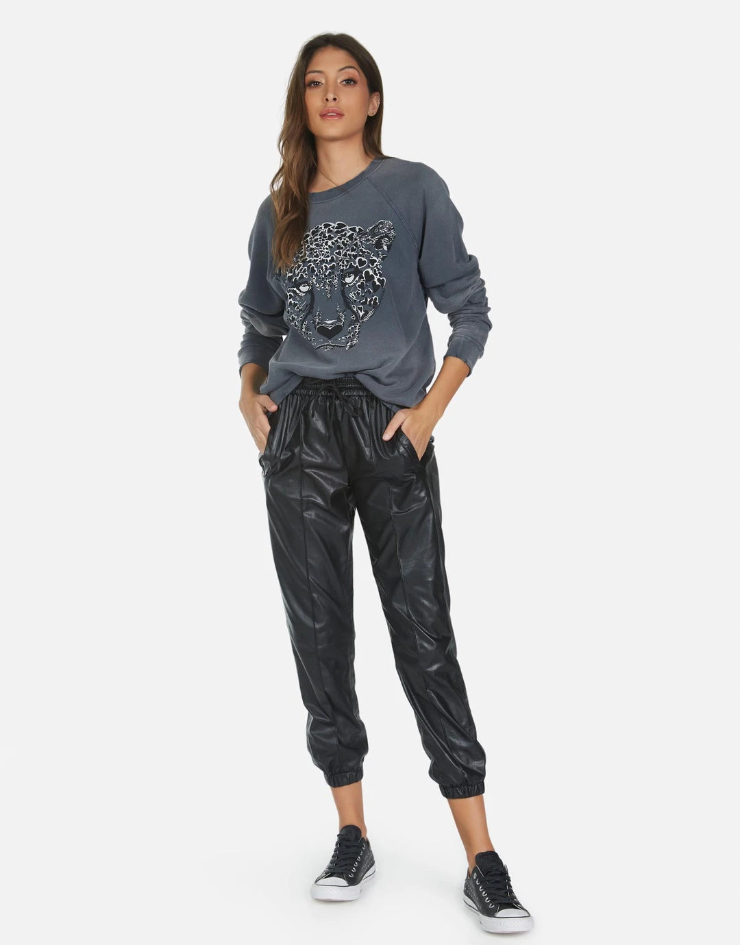 Lauren Moshi Anela Heart Leopard