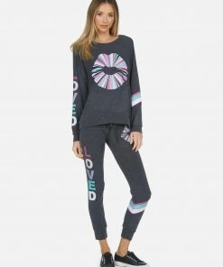 Lauren Moshi Everly Rainbow Ray Lip Long Sleeve