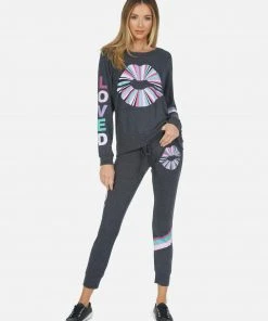 Lauren Moshi Everly Rainbow Ray Lip Long Sleeve