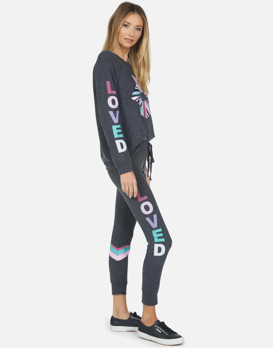 Lauren Moshi Everly Rainbow Ray Lip Long Sleeve