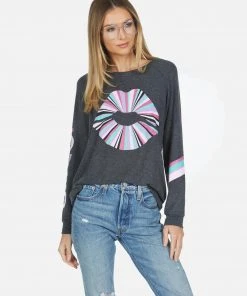 Lauren Moshi Everly Rainbow Ray Lip Long Sleeve