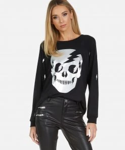 Lauren Moshi Everly Electric Skull