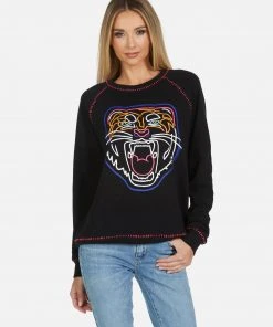 Lauren Moshi Jocelyn Neon Line Tiger