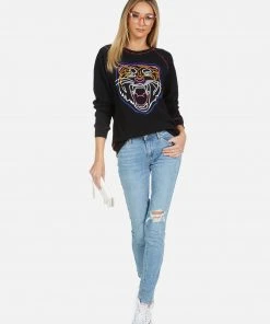 Lauren Moshi Jocelyn Neon Line Tiger