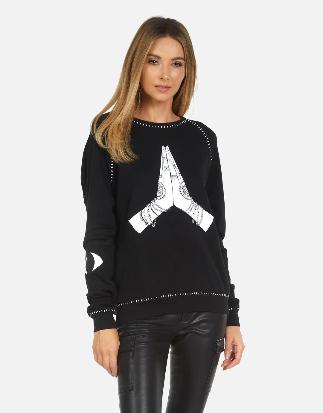Lauren Moshi Jocelyn Prayer Hands Long Sleeve