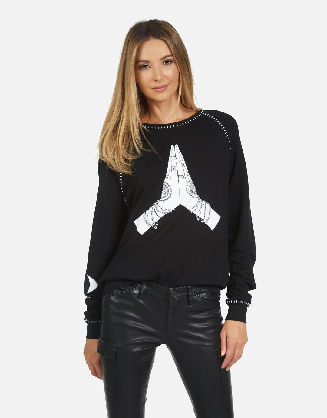 Lauren Moshi Jocelyn Prayer Hands Long Sleeve