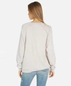 Lauren Moshi Jocelyn Love Peace Happiness Long Sleeve