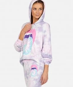 Lauren Moshi Long Sleeve Anissa Tie Dye Tongue